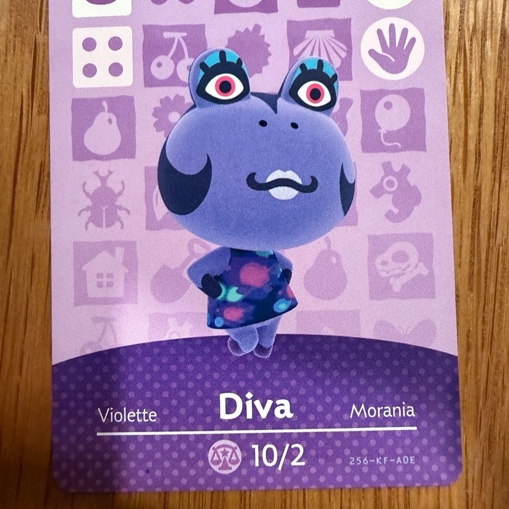 Diva - Animal Crossing amiibo card